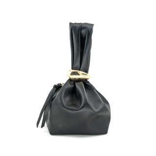 Wrist Evening Bag, Black