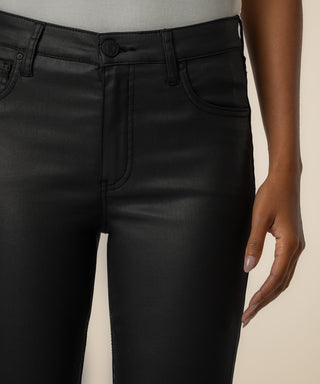 Kelly High Rise Matte Black Denim