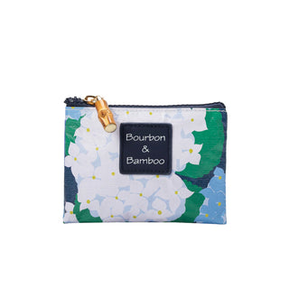 Coin Purse, Blue Hydrangea