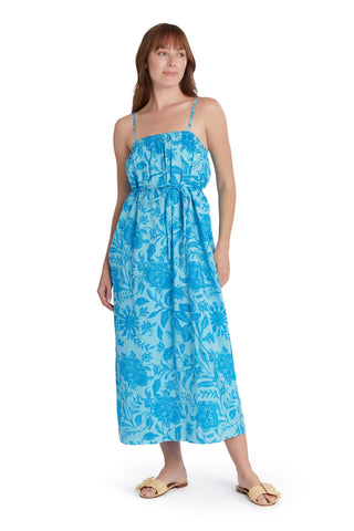 Summer Dress, Blue Blossoms