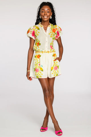 Charlie Shorts, Wildflower Ivory