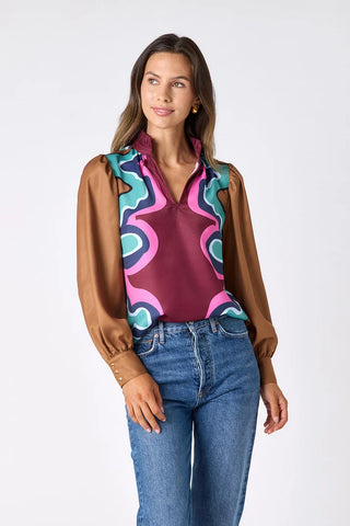 Lyla Blouse in Serpentine