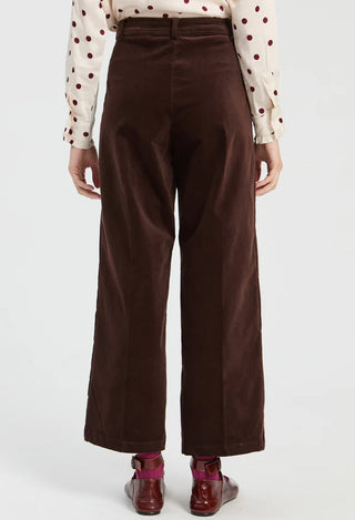 Burgundy Velvet Pant