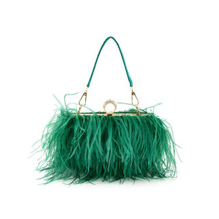 Let's Go Feathers Bag, Green