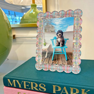 Brooks Avenue Scalloped Acrylic Frame