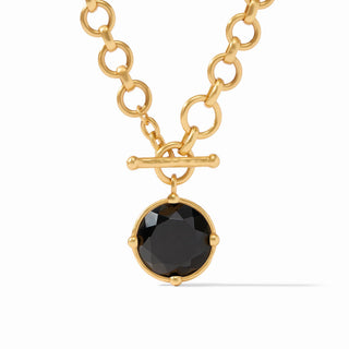 Honeybee Demi Necklace, Obsidian Black
