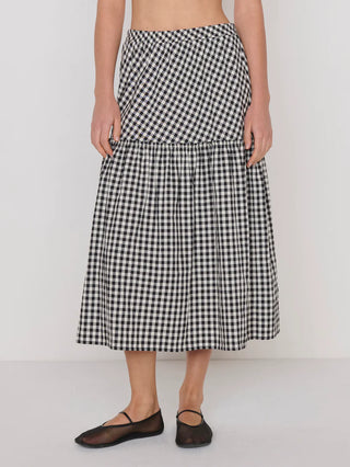 Liza Gingham Skirt