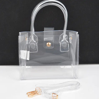 Clear Handle Crossbody