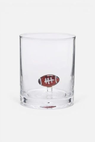 Football Double Old Fashion Glass