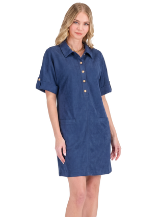 Pocket Dress in Sapphire