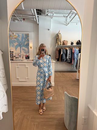 Blue Trellis Riley Caftan