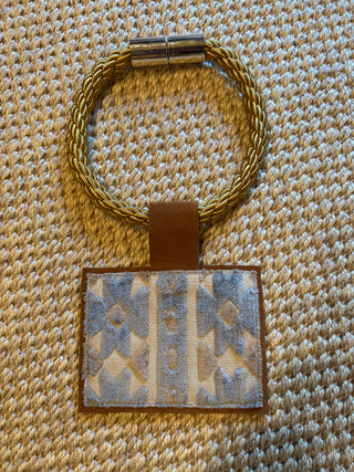 Silver & Gold Kilim Pendant Necklace