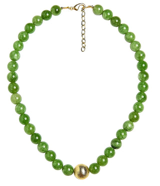 Winnie Quartz Beaded Necklace, Jade